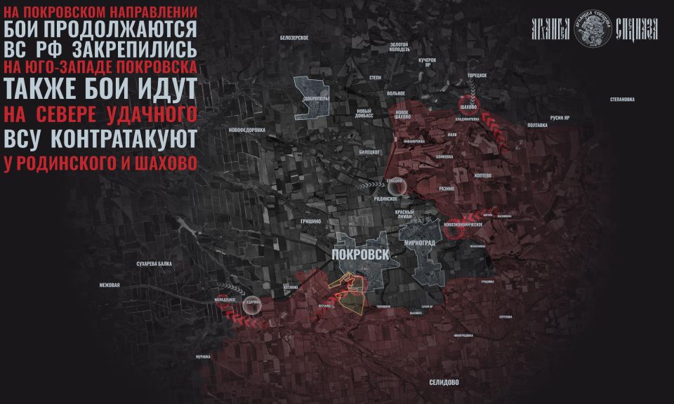 Покровское направление. На направлении Покровска противник на днях попытался контратаковать на бронетехнике в составе танка «Леопард» и ББМ