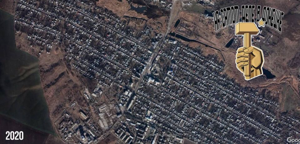 Спутниковые снимки Марьинки…