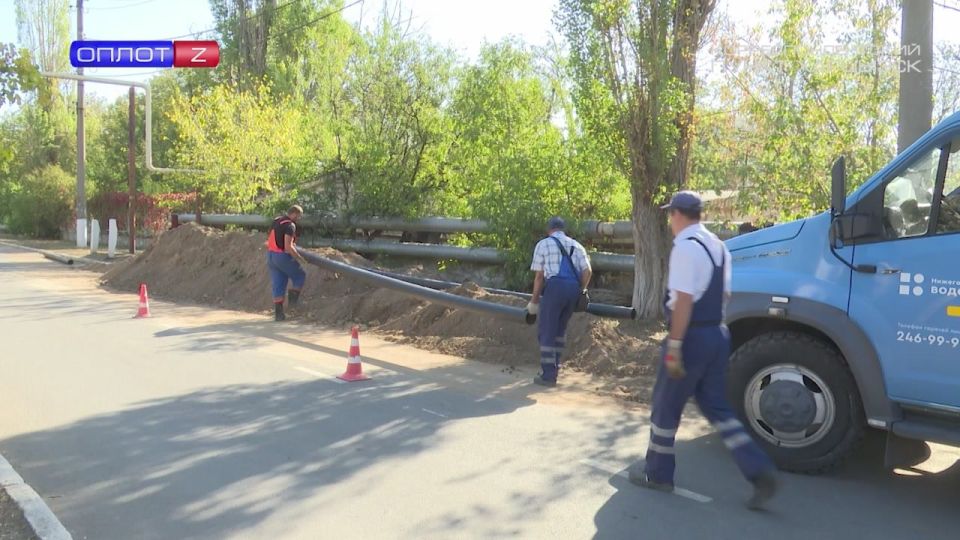 Устранение порыва в Зугрэсе