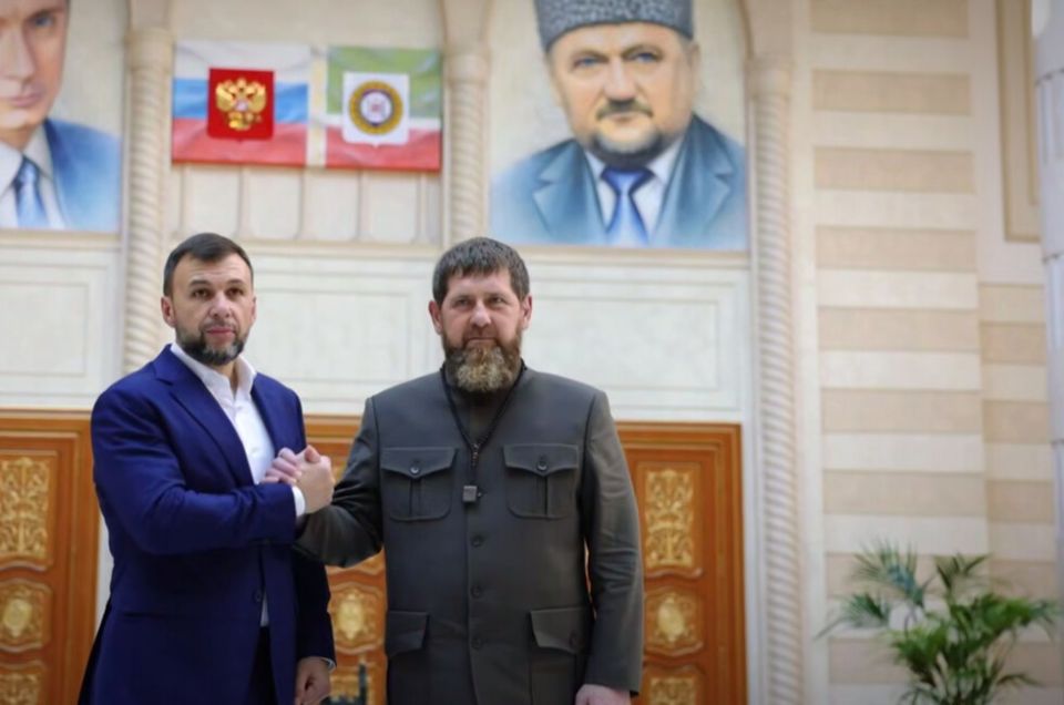 Пушилин и Кадыров обсудили расширение сотрудничества между ДНР и Чечней
