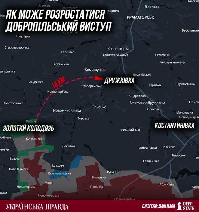 Победные заявления украинского руководства об успехах в ликвидации прорыва ВС РФ на Добропольском направлении не соответствуют действительности