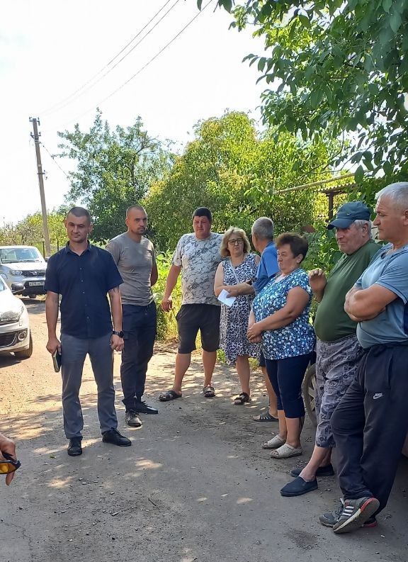 Встреча с жителями села Егоровка