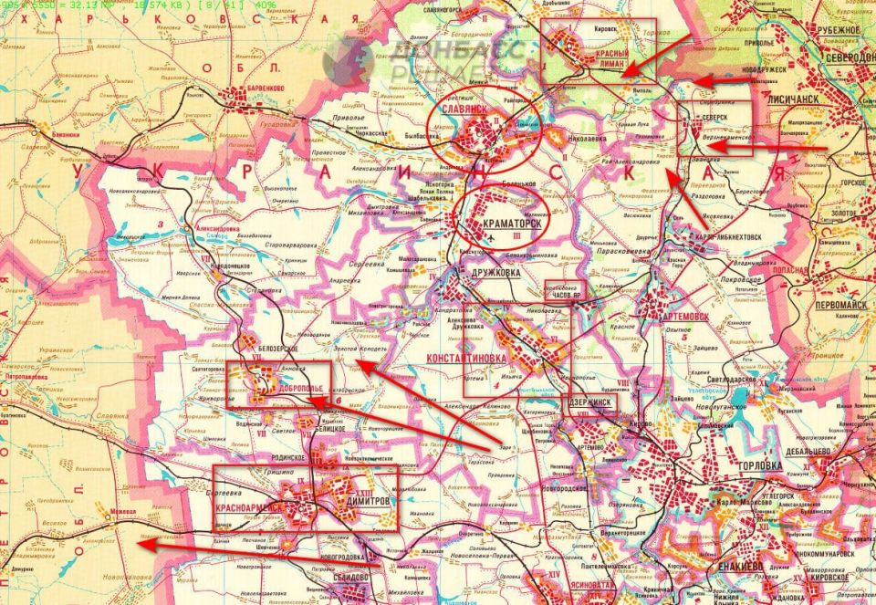 Наступление ВС России на Доброполье, после короткой паузы вновь набирает обороты