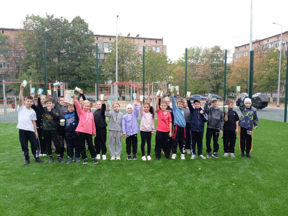 В Ждановке прошли соревнования «Веселые старты»