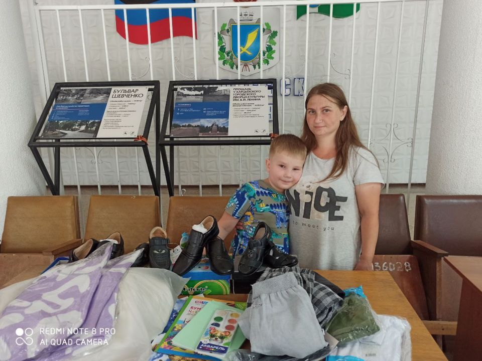 В Харцызске Совет женщин продолжает оказывать поддержку женщинам с детьми, оказавшимся в сложной жизненной ситуации