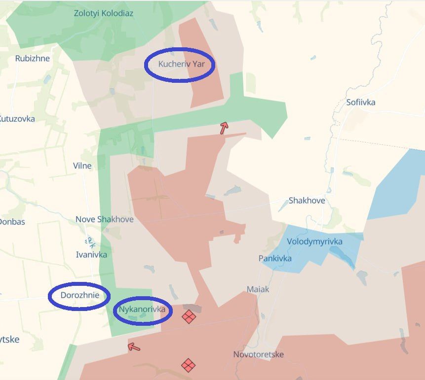 На Добропольском направлении российские войска удерживают контроль над Кучеровым Яром, сообщает украинский военный с позывным «Мучной»