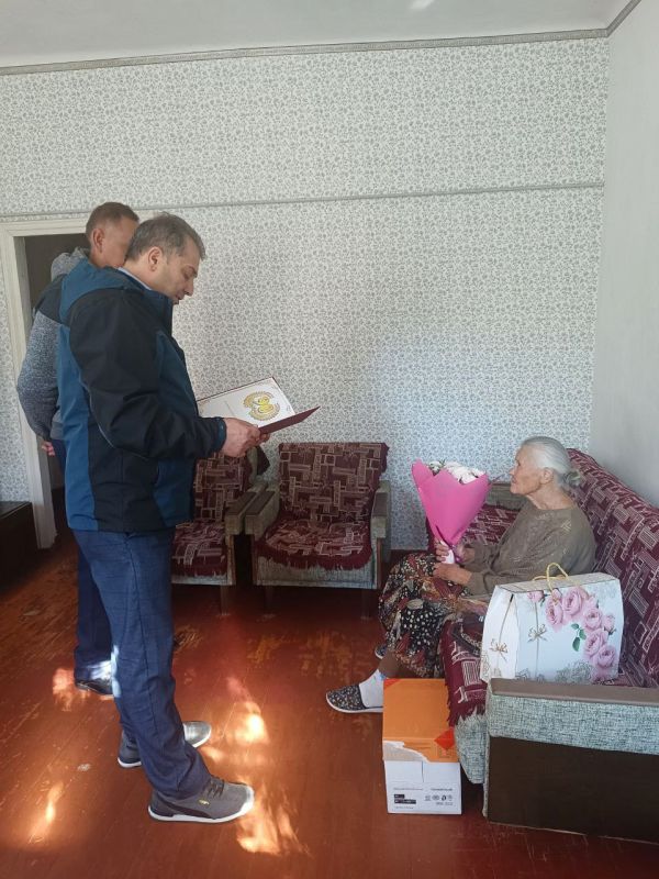 Поздравление с 90-летием Клименко Марии Платоновны