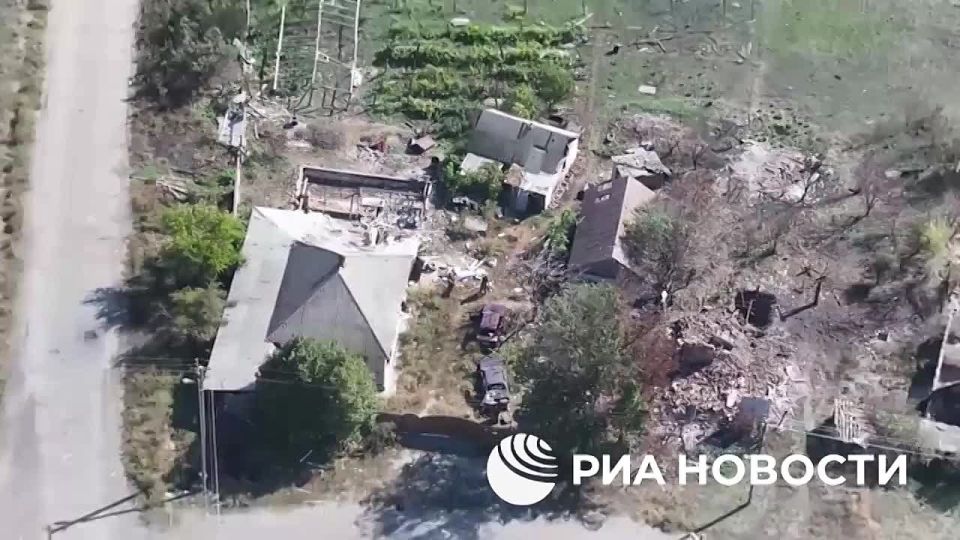 Кадры освобождения Шандриголово (ДНР)