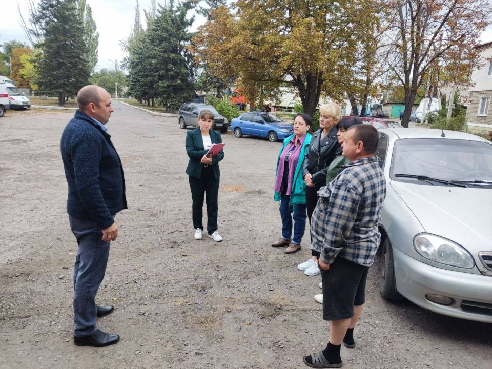 Сегодня, 29 сентября состоялась встреча с трудовым коллективом Филиала «Донецкое ПУВКХ» ГУП ДНР «ВОДА ДОНБАССА»