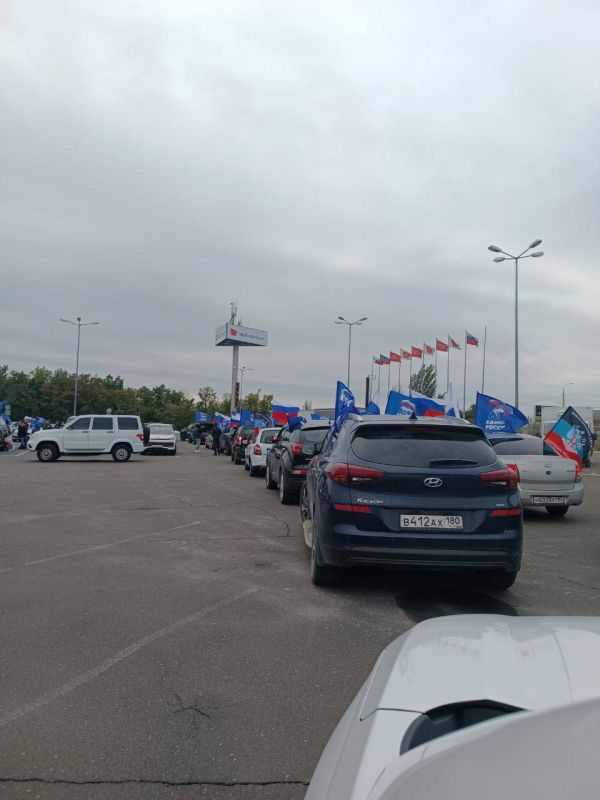 Таймураз Арсоев: Вместе с жителями Донецка я принял участие в автопробеге, посвящённом Дню воссоединения с Россией