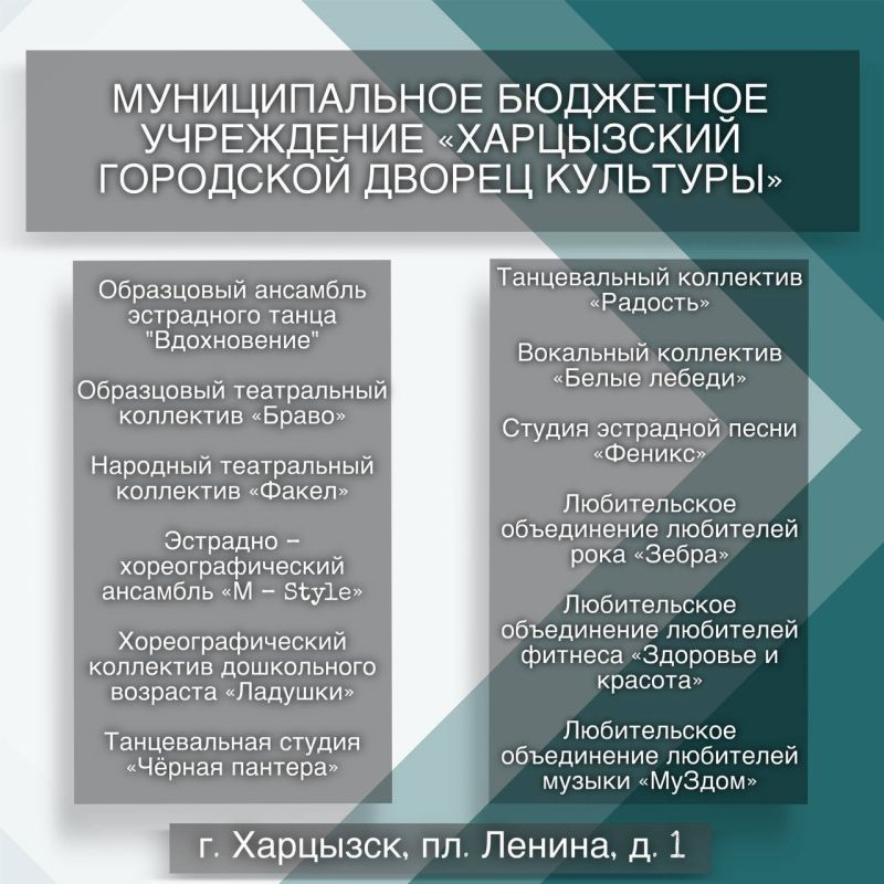 Уважаемые жители округа, продолжаем информировать Вас о действующих кружках и секциях в учреждениях дополнительного образования
