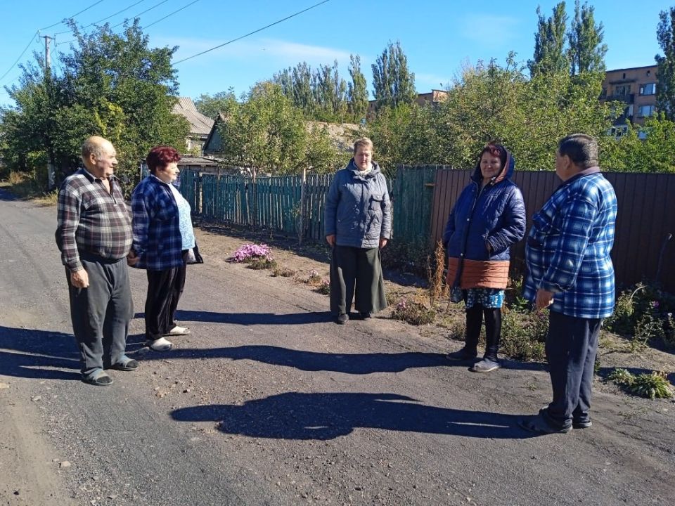 2 октября, заведующий Рассыпнянским территориальным сектором Александра Кендысь, провела встречу с населением по адресу: ул. Тобольская