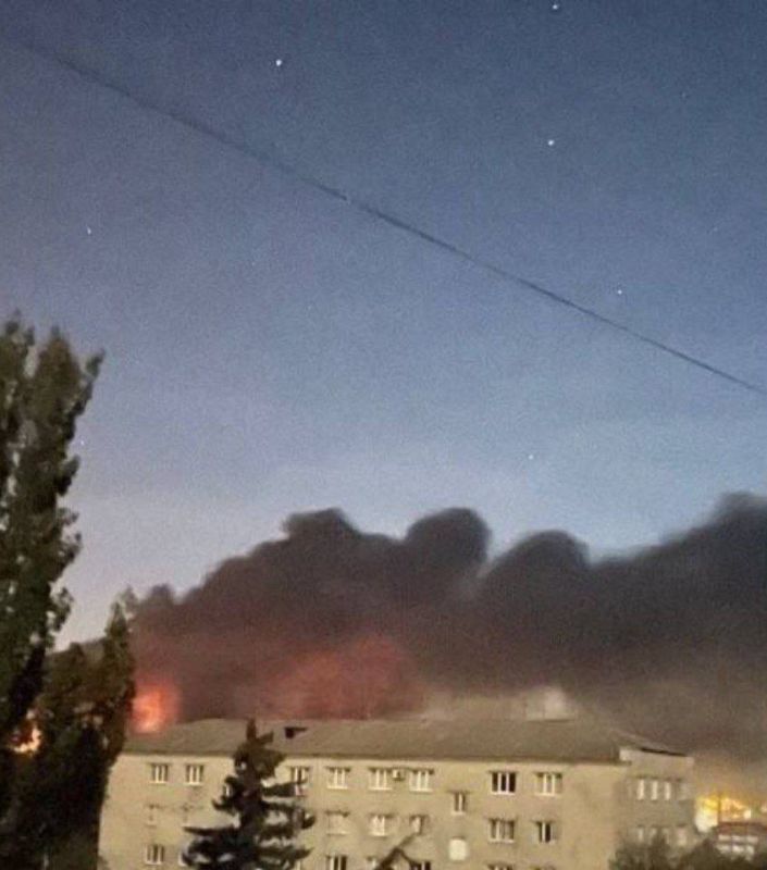 Краматорск затянуло после удара