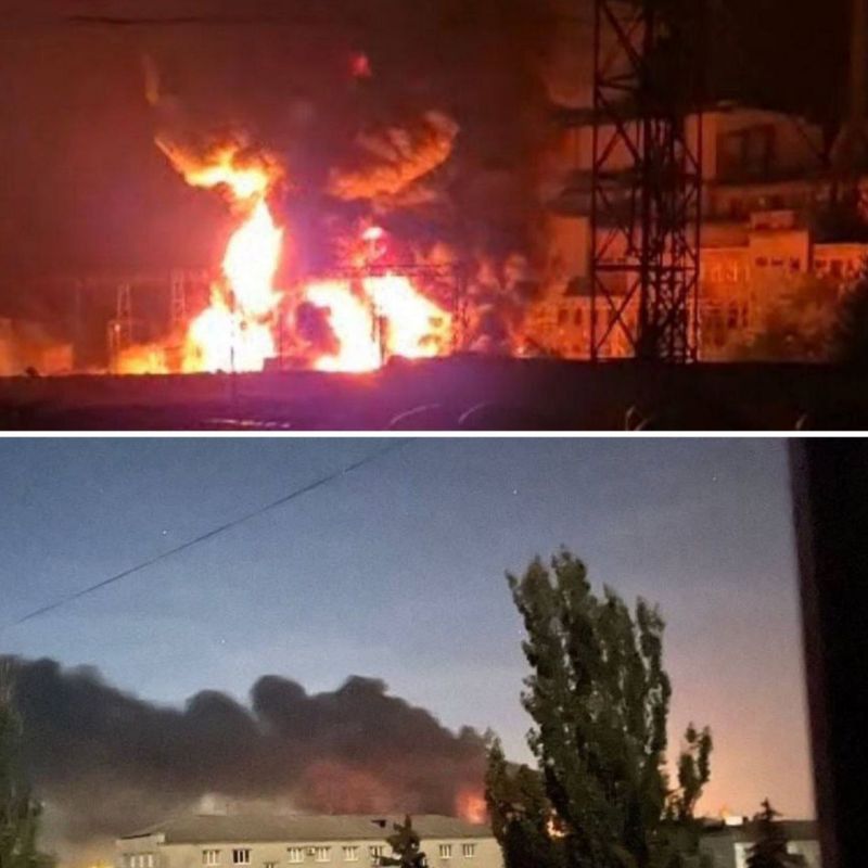 В результате ночного удара поражена ТЭЦ в Краматорске, который находится под контролем украинской армии