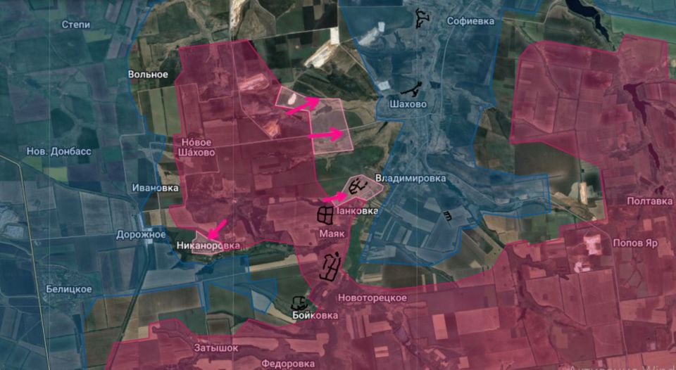 Добропольский выступ. Наши бойцы вернули под полный контроль Панковку и Никаноровку, а также продвинулись с запада к Шахово