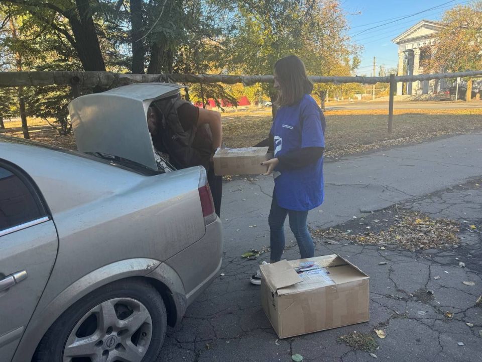 Сегодня был передан гуманитарный груз помощи нашим военнослужащим находящихся в зоне Специальной военной операции при выполнении боевых задач