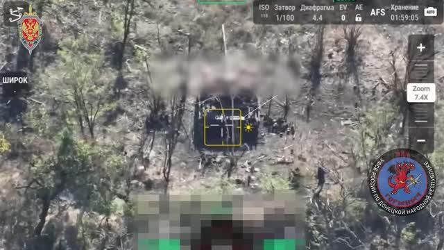 "Горыныч" уничтожил позиции ВСУ, откуда планировались атаки на Горловку