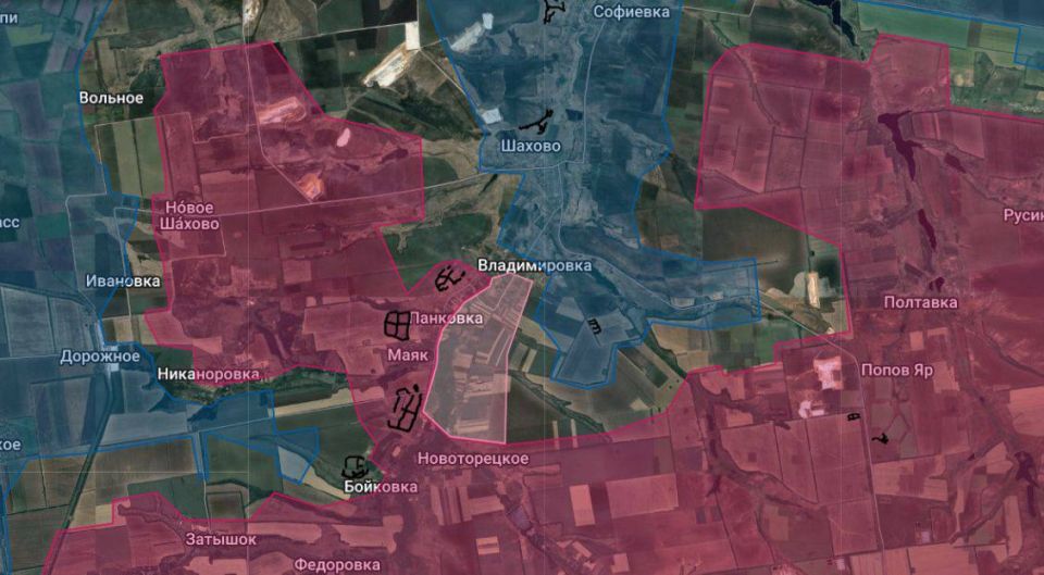 Добропольский выступ. Наша доблестная морская пехота освобождает Владимировку