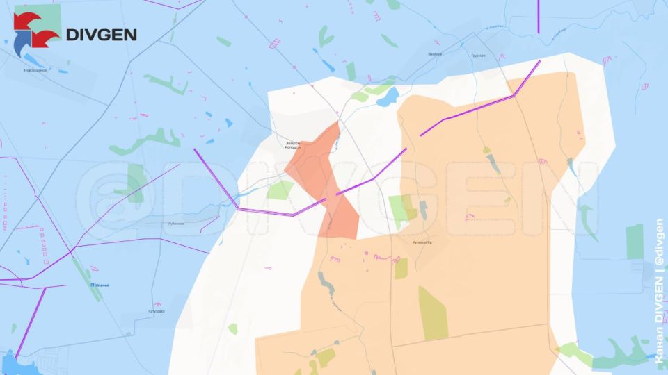 На "Добропольском выступе" штурмовые подразделения ВС РФ вошли на территорию населённого пункта Золотой Колодезь, сообщает "DivGen"