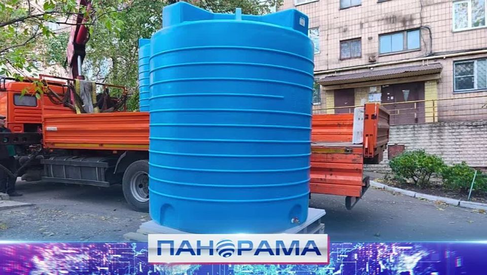 В Торезе установили дополнительные ёмкости для воды по просьбам жителей! Темы установки бочек в ДНР растут