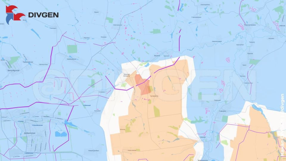 На "Добропольском выступе" штурмовые группы ВС РФ заняли новые позиции юго-восточнее Золотого Колодезя, сообщает "DivGen"