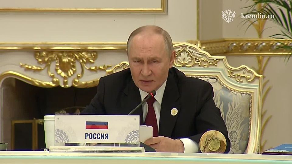 Выступление Владимира Путина на заседании Совета глав государств участников СНГ в узком составе