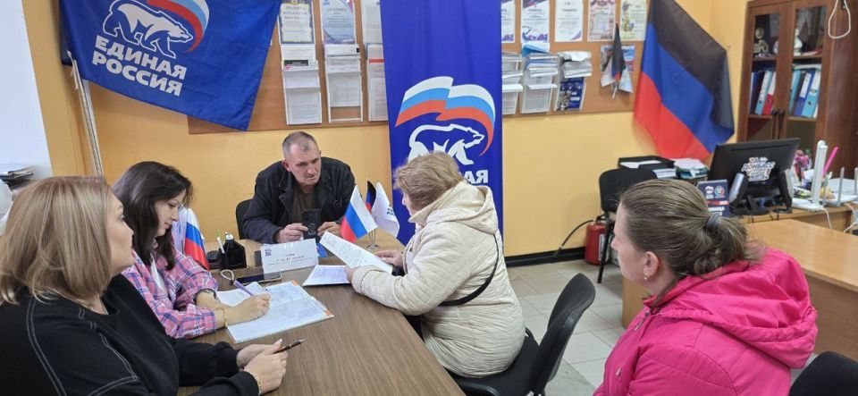 В Докучаевске состоялся прием граждан