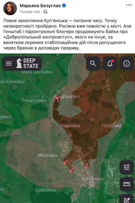 Нардеп Безуглая опять критикует украинских полководцев