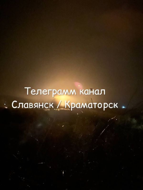 Сегодня «Герани» также прилетели в Славянск