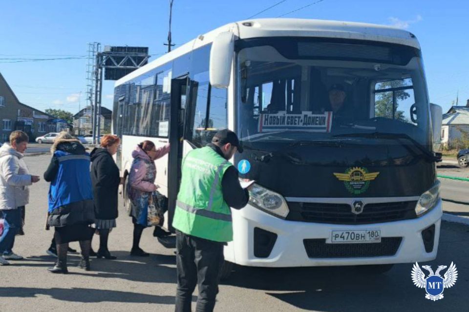 В Старобешево специалисты Минтранса ДНР проверили межмуниципальные автобусные маршруты