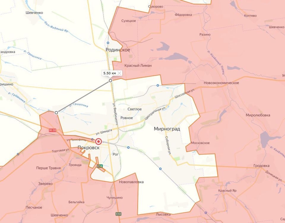 Менее 6 километров остается до полного окружения Покровска: освобожден Красный Лиман