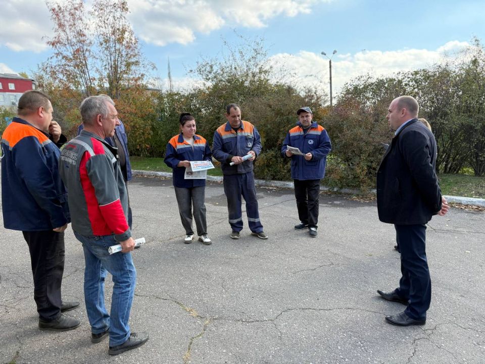 Сегодня, 22 октября, состоялась встреча с трудовым коллективом филиала «Донецктеплосеть» ГУП ДНР «Донбасстеплоэнерго»