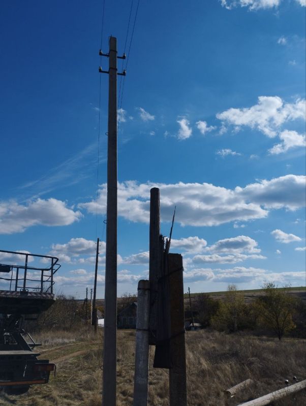 Константин Зинченко: В селе Шевченко решена проблема аварийных электроопор