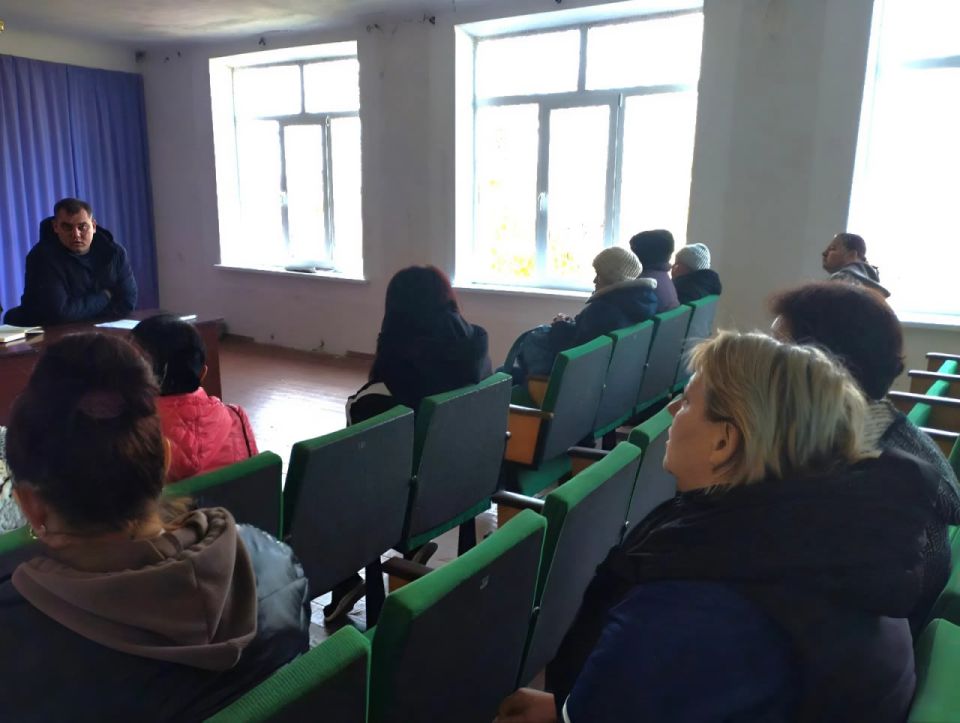 Начальник Металлистовского территориального отдела Николай Алехин встретился с жителями с. Степано-Крынка