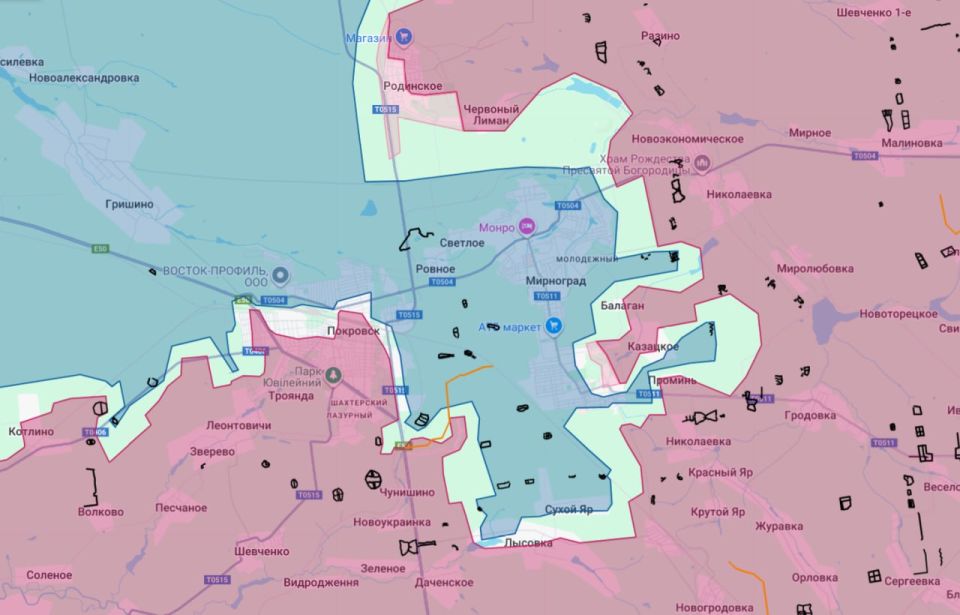 Собственно, причиной доклада Герасимова является действительно тяжелое положение ВСУ в агломерации Покровск-Мирноград