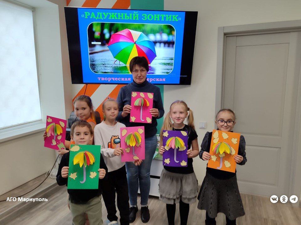 Для юных мариупольцев провели творческую мастерскую