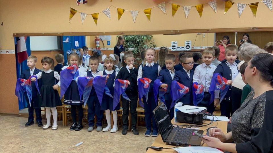 В школе Ждановки состоялось посвящение в «Орлята России»