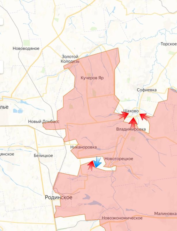 Дружковское направление. Обстановка на Добропольском выступе