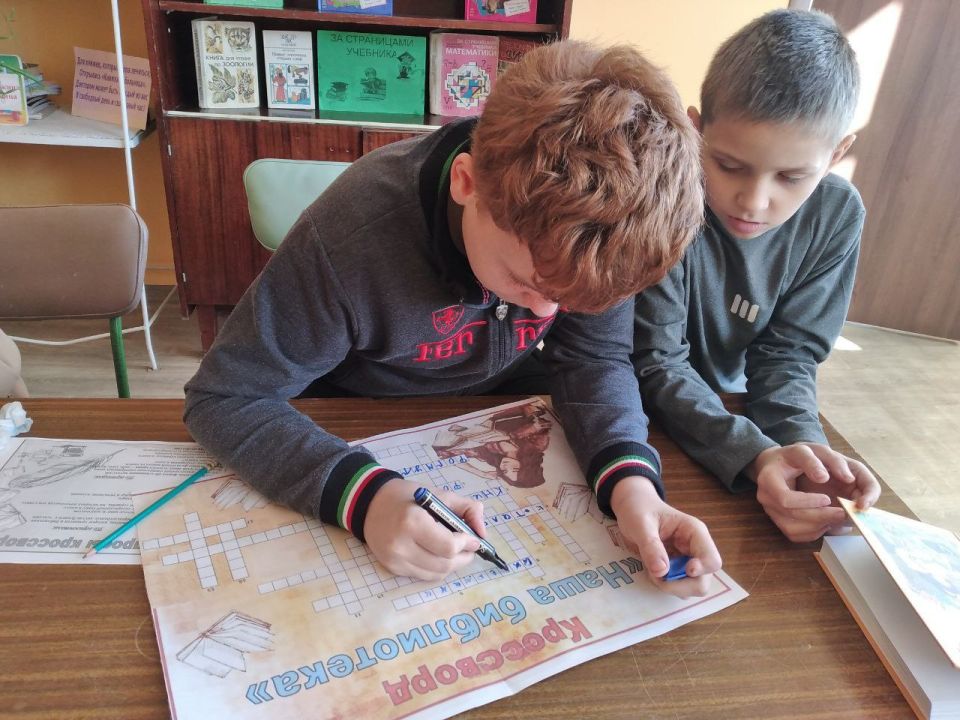 Интеллектуальный марафон в школьной библиотеке!