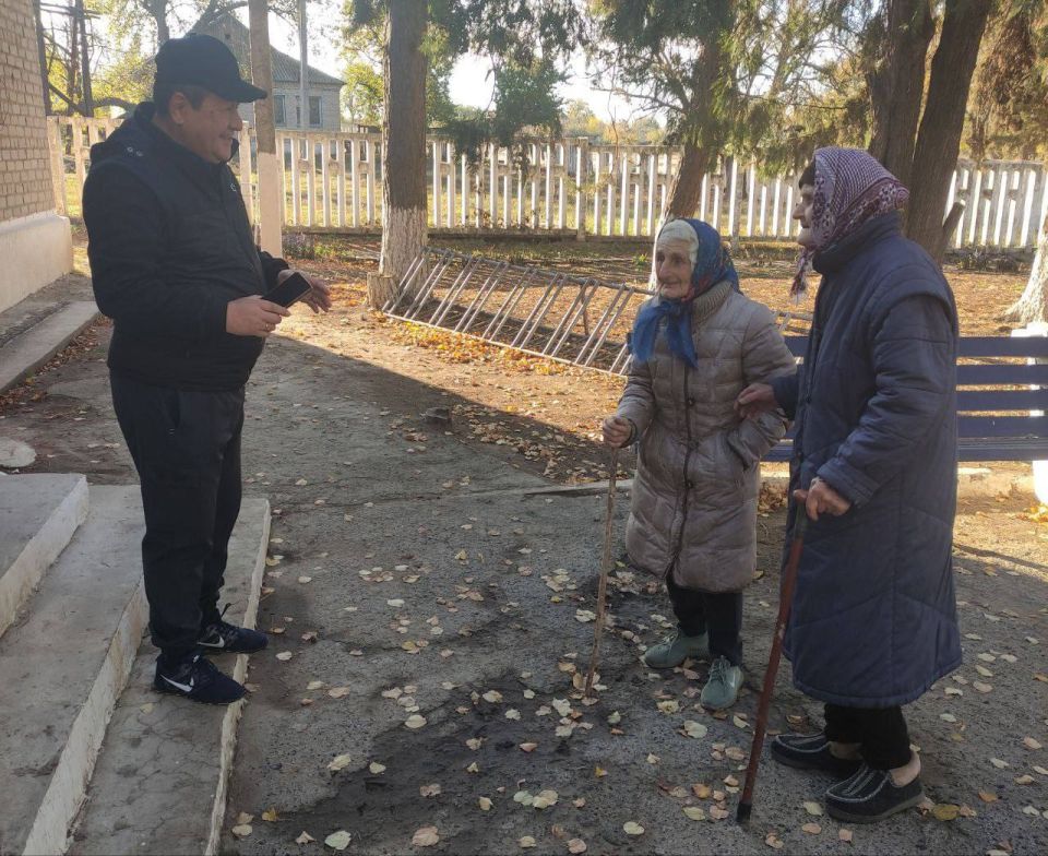 28 октября заведующий Луганским территориальным сектором Хайитбоев Бобораим Маматович провел встречу с жителями пгт