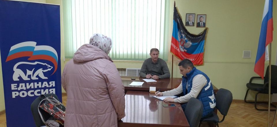 Александр Шатов: Провел прием граждан в местной общественной приемной «Единой России»