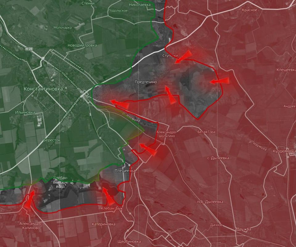 «На Константиновском направлении ВС РФ взяли шахту Матроны Московской — крупный промышленный объект, который в ходе боев за Торецк был важным перевалочным пунктом ВСУ, а затем и местом дислокации операторов БЛА