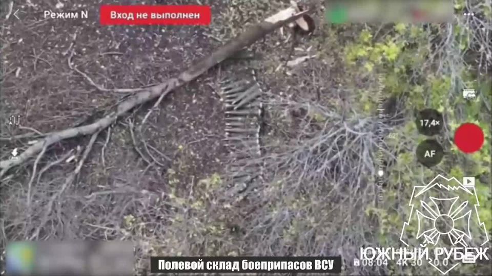 Точное попадание FPV-дронов по складу боеприпасов противника!