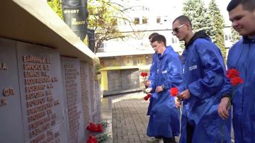 Память погибших военных журналистов почтили в Донецке