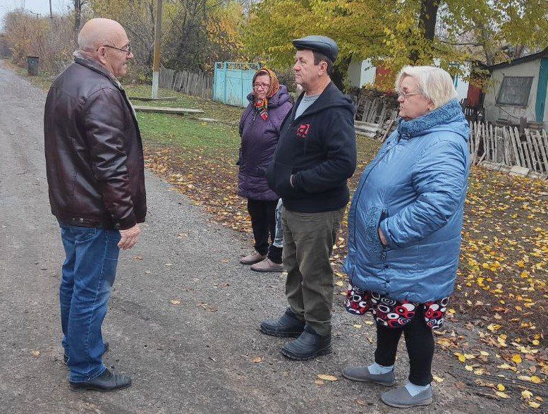 В с. Камышеваха состоялась встреча с жителями