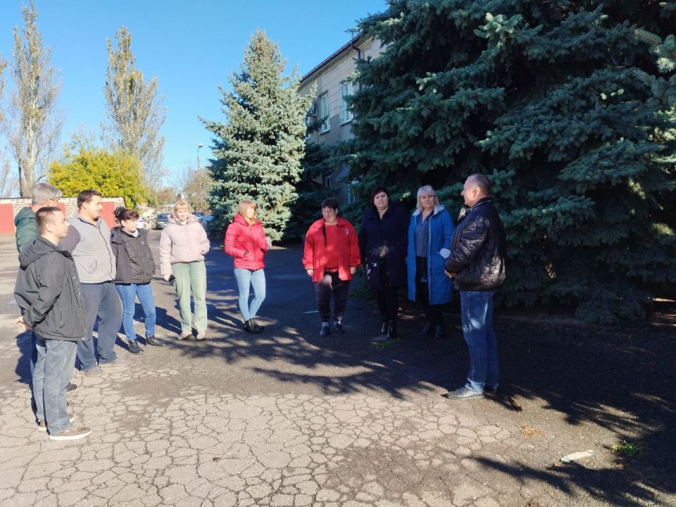 Состоялось рабочее совещание с сотрудниками Волновахского района электрических сетей, входящего в состав ТЕ "Кировские электрические сети" ГУП ДНР "РЭК"