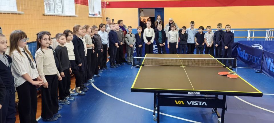 В Шахтерске открыли отделение настольного тенниса