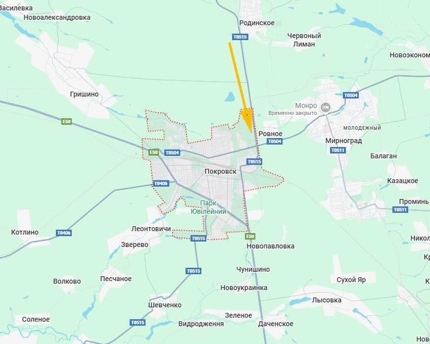 ВС РФ закрепляются в Покровске — идёт зачистка северо-восточной части города