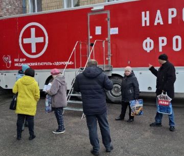 На этой неделе «Автопоезд здоровья» принимает пациентов в Ясиноватском округе