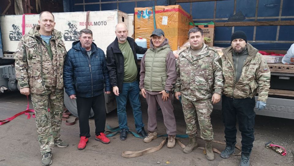 Представители Нижегородской областной организации «Российский союз ветеранов Афганистана и специальных военных операций» прибыли с гуманитарным конвоем в ДНР